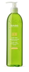 Laboratorios Babé Ren Aloe Vera Gel 395 ml, Uppfriskande, Fuktgivande, Lugnande, Regenererande, Solexponering, Rakning och Hårborttagning, Medicinsk estetisk behandling, omedelbart välbefinnande