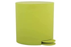 MSV, Poubelle à cosmétiques Modèle Osaki, 3 litres, Couvercle, Poubelle à Pédale pour Toilettes Salles de Bain, Compact, Petit Espace, avec Récipient intérieur Amovible, Vert