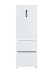 Haier 3D 60 Series 5 HTW5618ENPW - Frigorífico Combi, WIFI, Botellero, Funciones Inteligentes, 360L, My Zone, Cajón Humidity Zone, Total No Frost, Ancho 60cm, Motor Inverter, Luz LED, Blanco