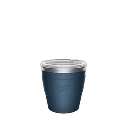 KeepCup Thermal QuickSip - Vacuum Insulated Stainless Steel, Reusable Coffee Cup with Splashproof Sipper Lid - Extra Small XS 6oz/180ml - Oxford Blue
