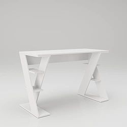 phoenix group ZALISTO bureau, houtmateriaal, wit, 6 vakken