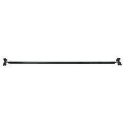 Decorative Extendable Rod 10 mm 60 < 80 cm Wrought Iron Black