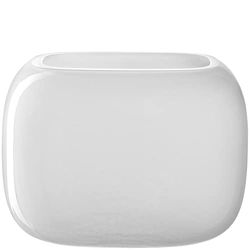 LEONARDO HOME Vaso Milano, 13 x 18 x 14 cm, bianco, 041661