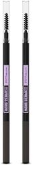 Maybelline Express Brow Ultra Slim Defining Natural Fuller Looking Brows Eyebrow Pencil 05 Deep Brown (Pack of 2)