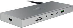 Razer USB 4-dock - High-Speed Dock voor gaming en productiviteit - Ontwerp met 14 poorten - Ondersteuning voor twee schermen, opladen van apparaten (3x USB-C, 5x USB-A, HDMI, DisplayPort, Gigabit