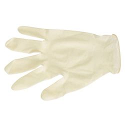 MAURER Guantes Desechables Latex Talla 7 M Caja 100 Unidades