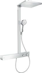 hansgrohe Raindance E Colonna doccia 300 1 getto EcoSmart 9 l/min con ShowerTablet 600, cromo, 27364000