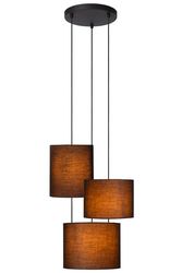 LUCIDE MAYA – Sospensione – Ø 46 cm – 3 x E27 – Nero