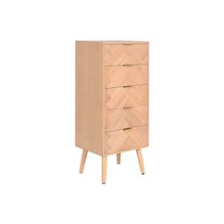 Home ESPRIT Cassettiera naturale Legno di Paulonia Legno MDF 42 x 34 x 101 cm