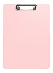 Kunststof schrijfbord in A4-papierformaat voor school, kantoor, restaurant, 5-pack klembord voor A4-papieren documenten, roze