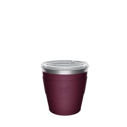 KeepCup Thermal QuickSip - Vacuum Insulated Stainless Steel, Reusable Coffee Cup with Splashproof Sipper Lid - Extra Small XS 6oz/180ml - Merlot