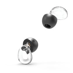 DCU TECNOLOGIC - Earplugs - Tapones Reducción de Ruido 22dB - Tapones para Dormir y combatir la sensibilidad al ruido- Silicona Líquida Ultrasuave - 4 Almohadillas Intercambiables - Incluye Estuche