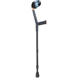 GIMA Orthopedische standaard, Canadese kanaal, dubbele verstelling, gesloten armband, geperforeerd handvat, licht, totale hoogte 90-126 cm, belasting 150 kg, 1 paar