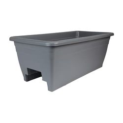 The HC Companies Fioriera, grigio caldo, 24"