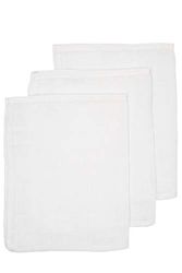 Meyco 458000 Washandjes 3-pack, wit