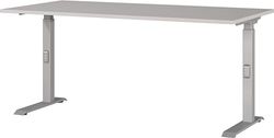 Germania Bureau 7911-643, en Cachemire et Argent, réglable en Hauteur, 160 x 91 x 80 cm (LxHxP)