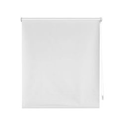 Decorblind | Estor Enrollable Opaco Liso Sin Herramientas y Sin Taladrar, Medida 52x180cm (Ancho x Largo), Tela 49x175cm - Color Crudo, Para Ventanas