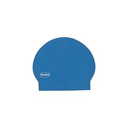 Fashy Capot en Latex Bonnet de Bain Unisexe, Bleu, Taille Unique