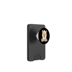 Divertido Llama Alpaca Bruh Meme Humor Amante De Los Animales Chicos Chica PopSockets PopWallet para MagSafe