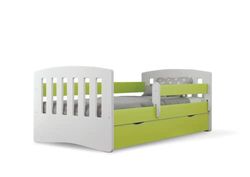 KOCOT KIDS Classic Lit de Jour, Bois d'ingénierie, Vert, 1 Personne
