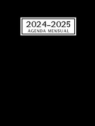 Agenda Mensual 2024-2025: Planificador Mensual 2 Años de Enero 2024 a Diciembre 2025, 1 Mes Para 2 Páginas