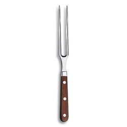 Victorinox Grand MaÎtre Fourchette à découper, Fourche à trancher, Acier inoxydable, Manche en bois, Érable modifié
