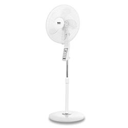 Fakir Trend VC 35 S – in hoogte verstelbare stille staande ventilator met stabiele sokkel en 3 standen, ventilator met 90° oscillatie en timer, in hoogte verstelbaar van 110-150 cm, wit, 60 watt