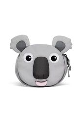 Affenzahn Borsa da Manubrio con Supporto in Strappo per Bicicletta, Monopattino e Balance Bike Koala - Grigio