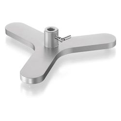 Usbeck Trípode para barras de hasta 13 mm, brida, 80 mm de longitud