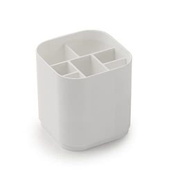 Gedy | Seventy Organisateur de salle de bain en résine thermoplastique composée de 7 espaces, couleur blanche, dimensions 12,1 x 11,6 x 11,6 cm et poids 0,2 kg