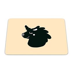 Bonamaison, Rectangle Pop Art Digital Printed Mouse Pad, Non-Slip Base, for Office and Home, Size: 22 x 18 cm