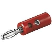 Alcasa St-BASR Banana Rojo Conector Alambre - Conectores de Alambre (Banana, Rojo, 1 Pieza(s))