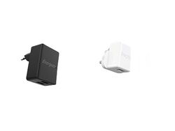 ENERGIZER - Lote de 2 Cargadores_1 Adaptador EU 12W 2USB-A + 1 Cargador Enchufe UK con Cable MFI Apple