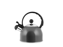 H&h bollitore in acciaio inox con fischio lt 1,5 antracite