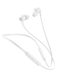 cellularline | Nape | Bluetooth headset in ear hörlurar för ultraflexibel smartphone – 12 timmars autonomi – laddningstid: 1,5 h – vit