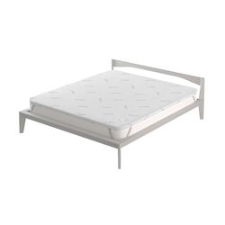 Topper LUCY con fodera silver, Matrimoniale 160x190cm