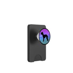 Perro Raza Bedlington Terrier Galaxia Espacio PopSockets PopWallet para MagSafe