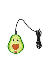 Legami Super Fast VWCHAR0001 draadloze oplader voor smartphone, meerkleurig (avocado)