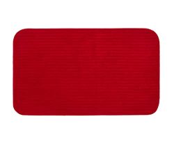 Gözze - Non-Slip Soft Bath Mat, 100% Polyester, 60 x 100 cm - Bordeaux