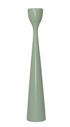 Freemover Rolf L - Portacandela in legno di faggio, stile vintage, 5,5 cm, colore: Verde