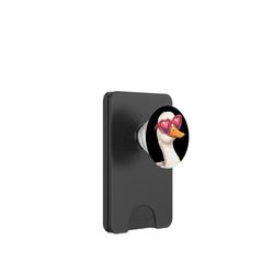Fantastica anatra con amore occhiali costume per ragazzi e ragazze PopSockets PopWallet per MagSafe