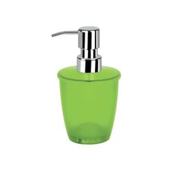 Spirella, Verde colección Toronto, Dispensador de jabón líquido 15,5 x 9,5 x 8,5 cm, Poliestirol, 15.5 X 9.5 X 8.5 Cm