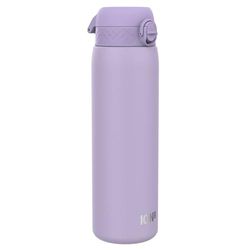 Ion8 Borraccia Acciaio Inox 1 Litro, a Prova di Perdite, Facile da Aprire, Serratura Sicura, Lavabile in Lavastoviglie, Maniglia per il Trasporto, Durevole e Resistente ai Graffi, Viola Chiaro