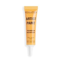 Makeup Revolution London, Colección Artística, Pintura facial y corporal Artística, Amarillo, Fórmula gelatinosa, Lista para usar, 15ml