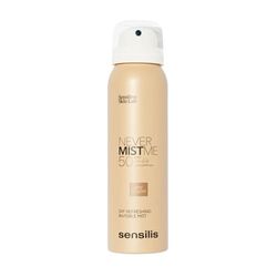Sensilis - Invisible Never Mist Me SPF50, högskyddande spraysprayspray, skyddar huden från UVA- och UVB-strålar, återfuktar och lugnar, torr och fixerad yta, alla hudtyper - 100 ml