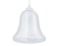 INNSPIRO Cloche Plastique Transparente pour accrocher 2 Parties 10 cm. 310610