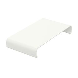 Aptiq Soporte para monitor blanco, diseño elegante, aluminio resistente, superficie mate, altura fija, soporta hasta 25 kg