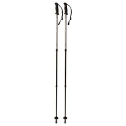 Trespass Transduo, Grafiet, 2x Wandelstokken met 3 Secties 135cm, Grijs