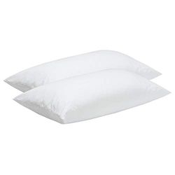 Pikolin Home - Pack 2 Almohadas de Fibra Antiácaros - Hipoalergénicas, Transpirables, Funda Desenfundable, Firmeza Alta, para Dormir de Lado