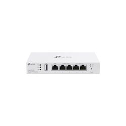 TP-Link Festa FR205 Gigabit VPN-router, 5 Gigabit poorten, gratis cloudbeheer, eenvoudig te gebruiken, cloudtoegang, zeer veilige VPN, USB-WAN-poort, metalen behuizing, IPSec, PPTP, L2TP en OpenVPN